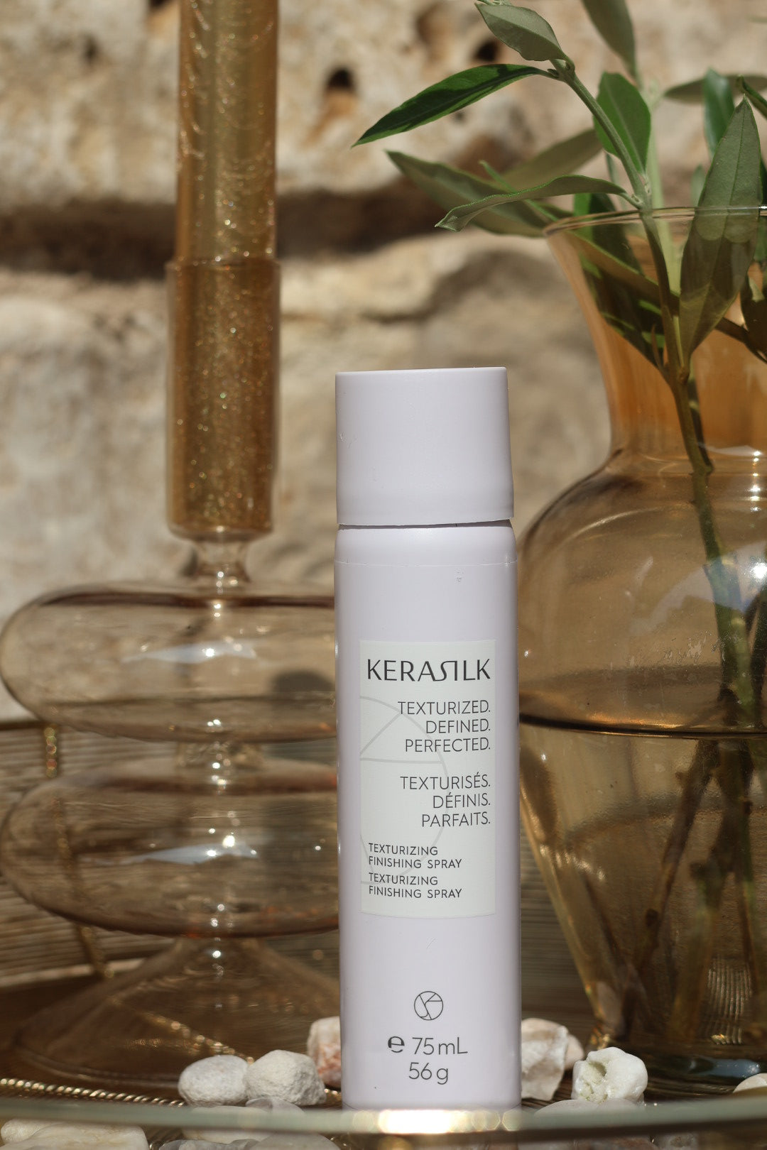 Texturizing finishing spray