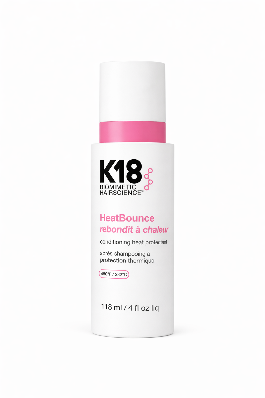 K18 HeatBounce Leave-in Heat Protector — beschermt haar tot 230°C | HairLab23